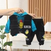 The new spring and autumn cross-border children's clothing sets for boys, infants, babies, hoodies, vests, long-sleeved shirts and three-piece sets are trendy Application Scenario